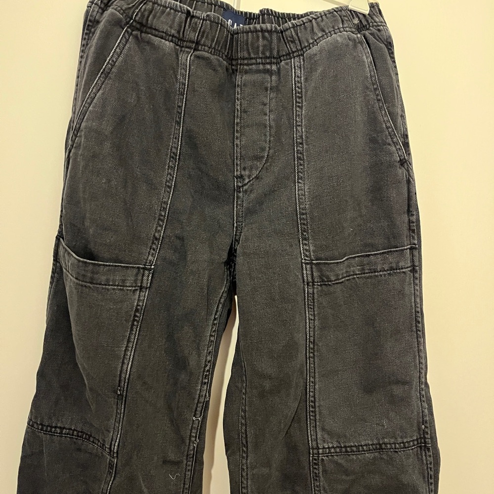 GAP High Rise Utility Easy Jeans, Black